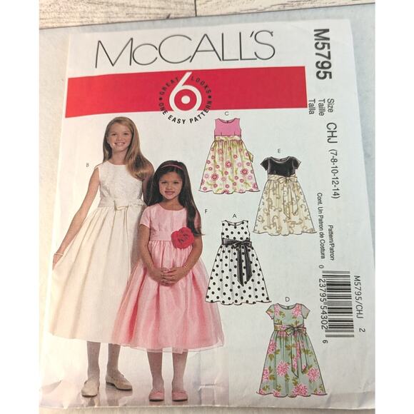 Childs Sewing Patterns 6 In Lot - Picture 8 of 14